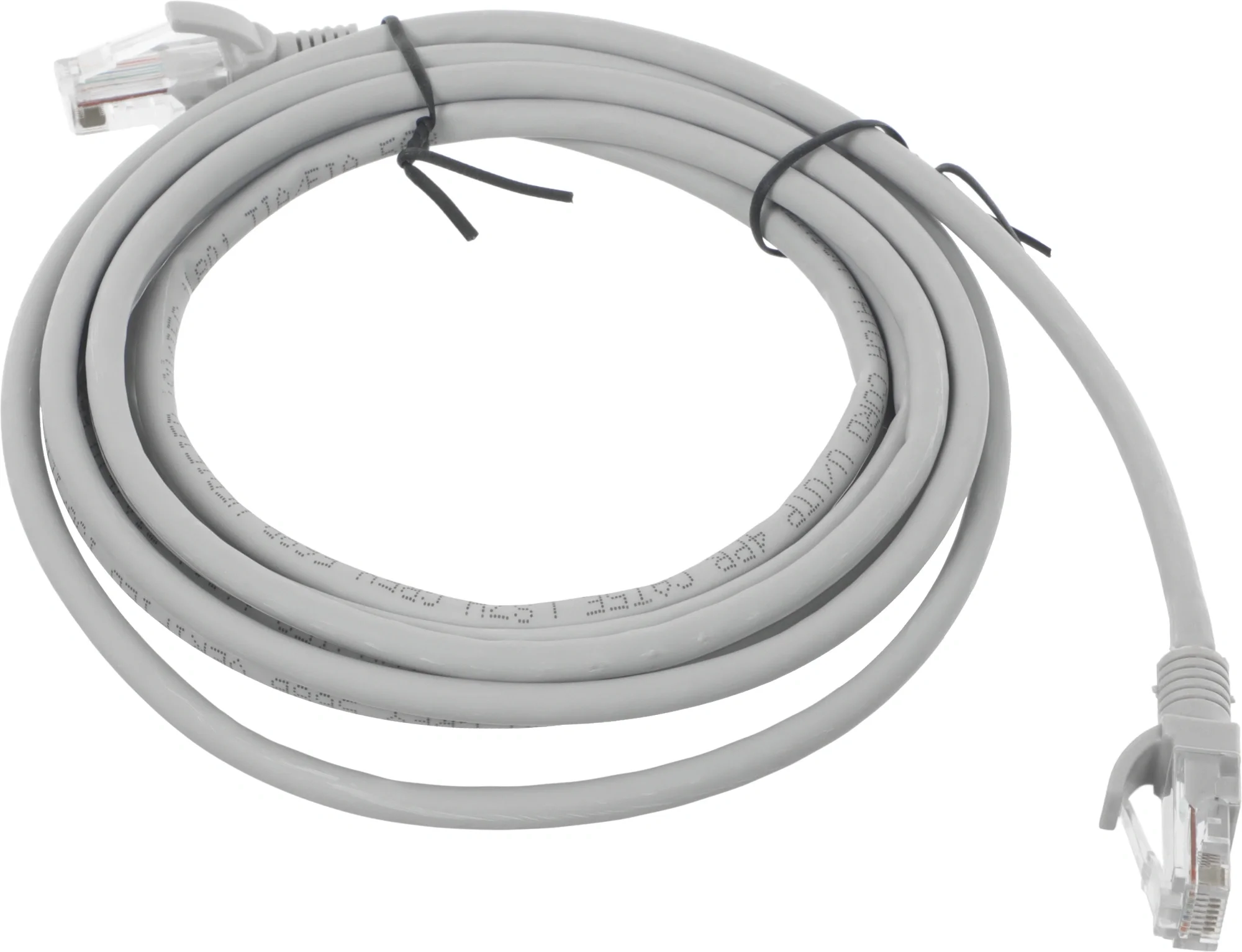 Патч-корд NTSS NTSS-PC-UTP-RJ45-5e-3.0-LSZH-GY UTP RJ-45 вил.-вилка RJ-45 кат.5E 3м серый LSZH 26AWG