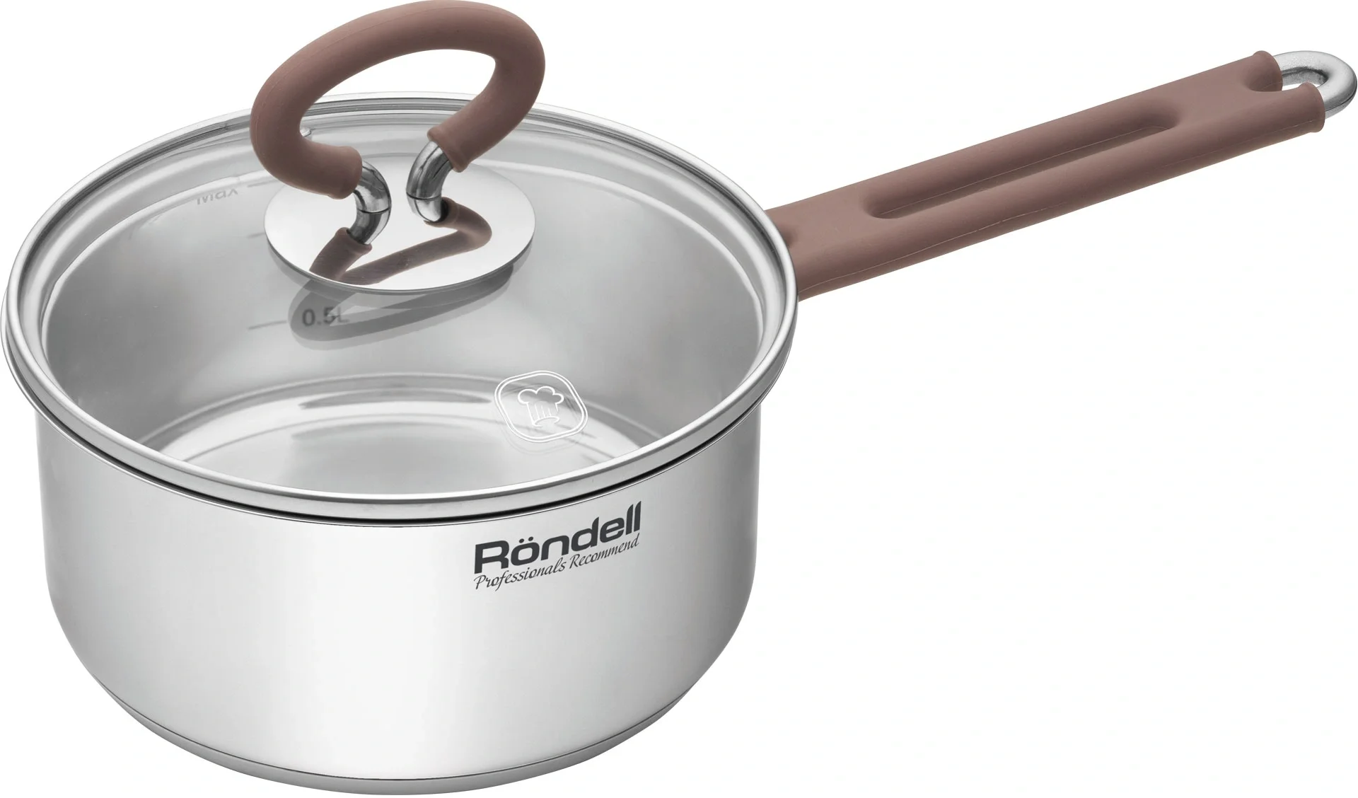 Ковш Rondell Etery RDS-1598 1.3л. d=16см (с крышкой) стальной