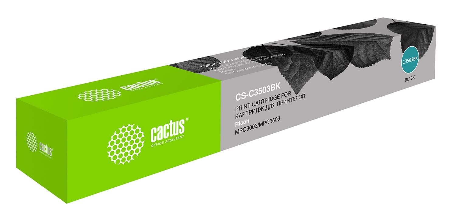 -/ Картридж лазерный Cactus CS-C3503BK 841817 черный (29500стр.) для Ricoh MP C3503