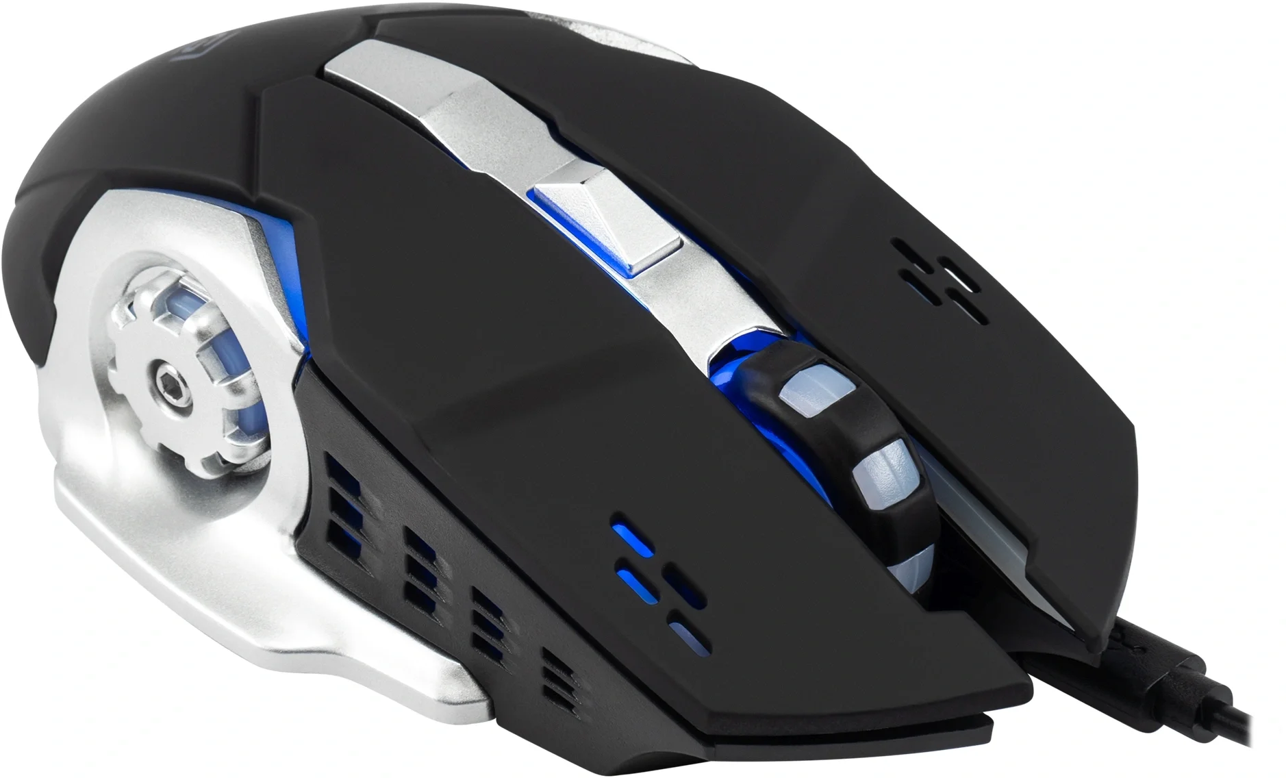 Мышь Оклик 770GW черный/серебристый оптическая 3600dpi беспров. USB для ноутбука 6but