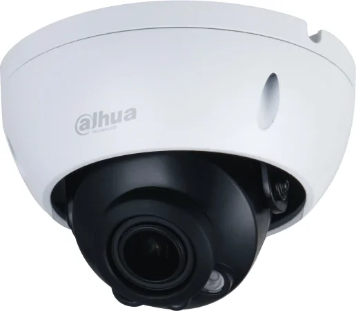 Уличная купольная IP-видеокамера Dahua 2Мп; 1/2.8” CMOS; моторизованный объектив 2.8~12 мм; механический ИК-фильтр; чувствительность 0.008лк@F1.7; сжатие: H.265+, H.265, H.264+, H.264, MJPEG; 2 потока