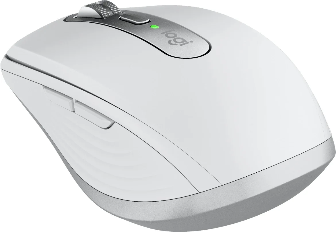Мышь Logitech MX Anywhere 3S BT светло-серый оптическая 8000dpi беспров. BT/Radio USB для ноутбука 6but
