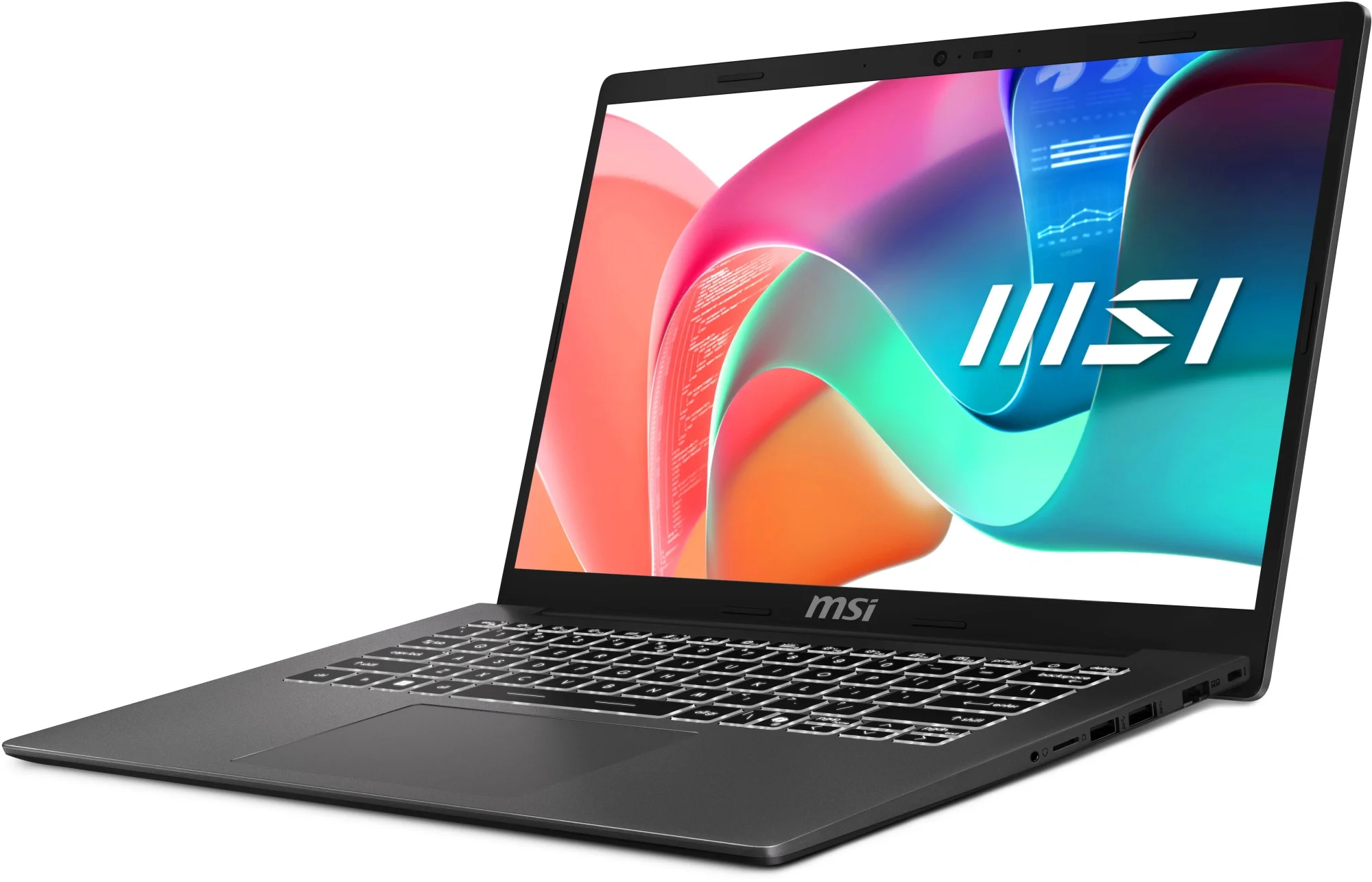 Ноутбук MSI Modern 14 F13MG-207RU Core i7 1355U 16Gb SSD512Gb Intel Iris Xe graphics 14" IPS FHD (1920x1080) Windows 11 Home grey WiFi BT Cam (9S7-14S121-207)