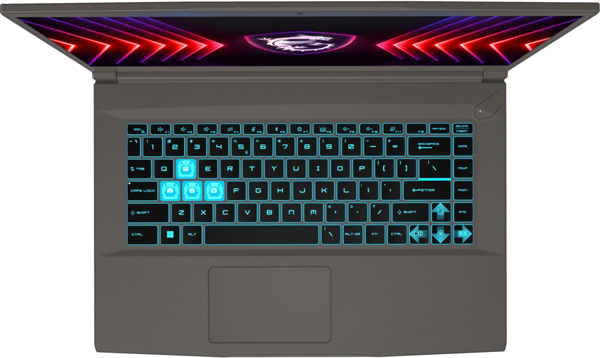 Ноутбук MSI Thin 15 B13VF-3402XRU Core i7 13620H 16Gb SSD 512Gb NVIDIA GeForce RTX 4060 8Gb 15.6" IPS FHD (1920x1080) FreeDOS grey space WiFi BT Cam (9S7-16R831-3402)