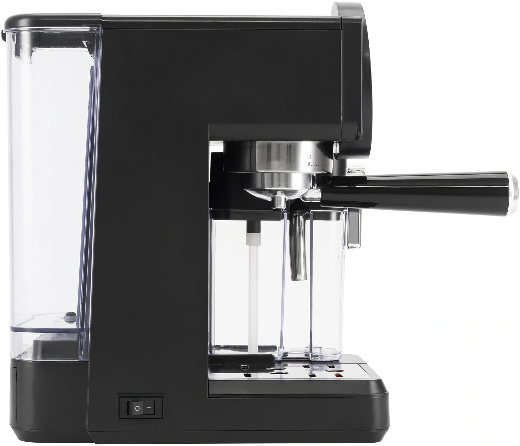 Кофеварка рожковая Vitek Midnight VT-8490 черный/серебристый 1,65 л 1238Вт 15 бар