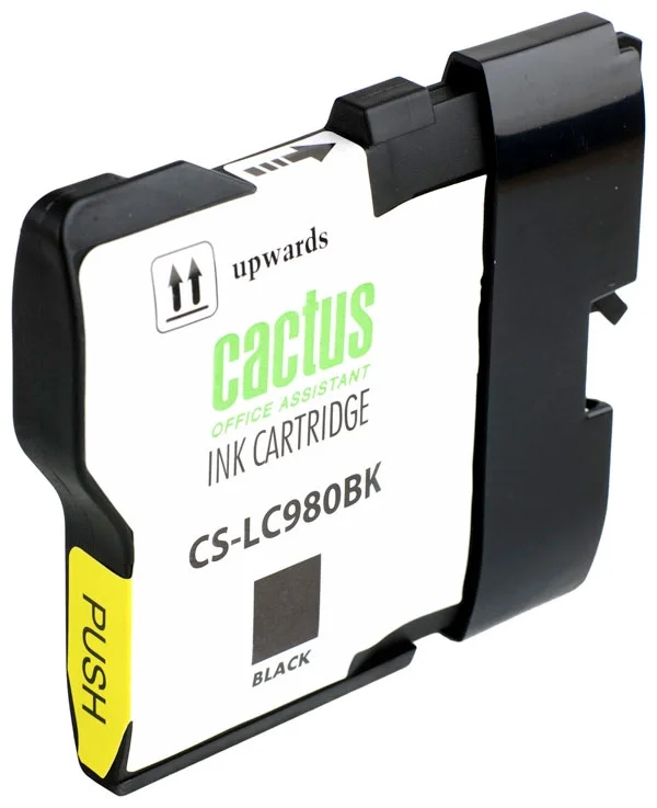 Cactus LC-980BK Картридж струйный Cactus CS-LC980BK черный для Brother DCP-145C/165C MFC-250C/290C (16ml)