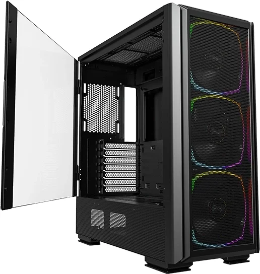 Корпус Montech Sky Two GX черный ATX 10x120mm 5x140mm 2xUSB3.0 audio bott PSU [SKY TWO GX BL]