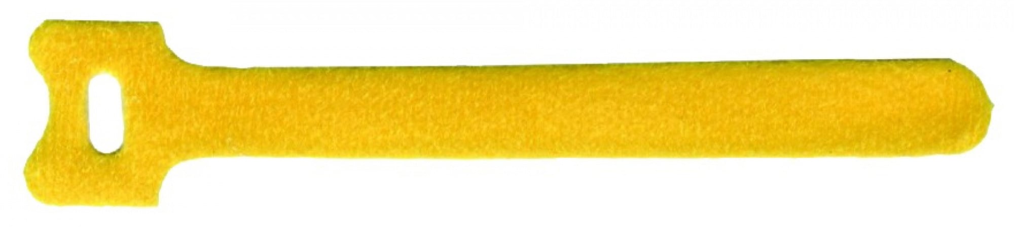 Хомут-липучка Lanmaster LAN-VCM135-YL 135x12мм (упак:20шт) нейлон/полиэтилен внутри помещений жёлтый
