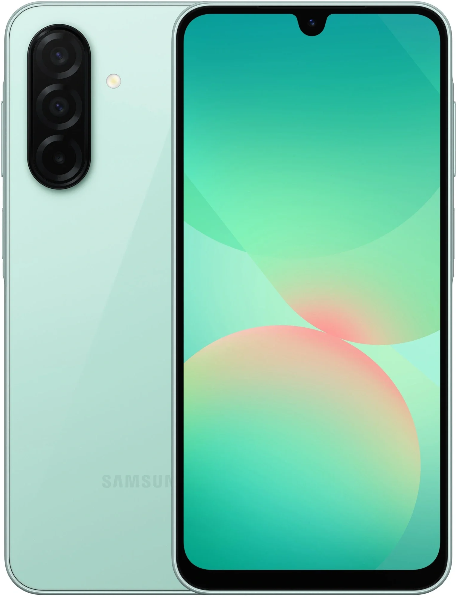 Смартфон Samsung SM-A266B Galaxy A26 5G 256Gb 8Gb мятный моноблок 3G 4G 2Sim 6.7" 1080x2340 Android 15 50Mpix 802.11 a/b/g/n/ac NFC GPS GSM900/1800 GSM1900 Protect microSD max2048Gb