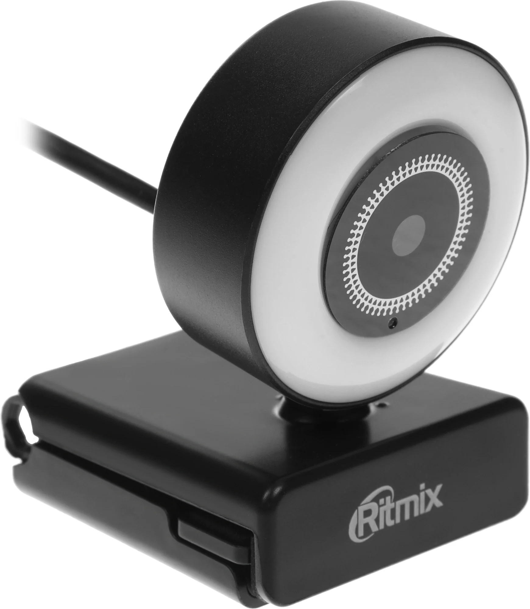 Веб-камера Ritmix RVC-250 2592x1944, 30 кадр/с, USB Type-A, микрофон, автоматическая фокусировка, универсальное крепление
