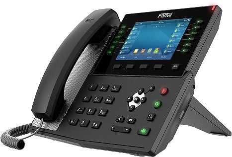 Телефон IP Fanvil X7C 20 линий, цветной экран 5";, HD, Opus, 10/100/1000 Мбит/с, USB, Bluetooth, PoE