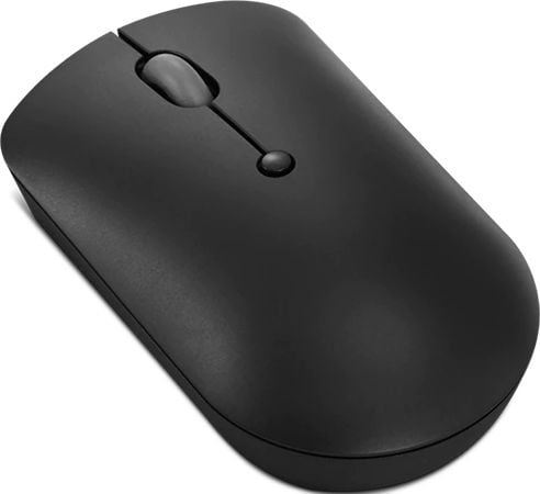 Мышь беспроводная Lenovo 400 черный, 2400 dpi, радиоканал, USB-C, кнопки - 4