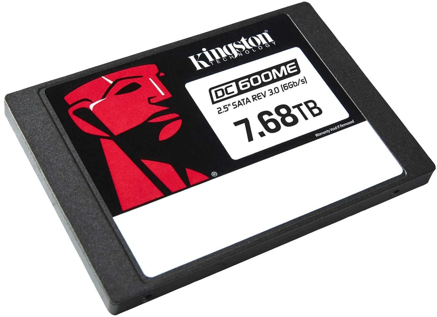 Твердотельный накопитель/ Kingston SSD DC600M, 7680GB, 2.5" 7mm, SATA3, 3D TLC, R/W 560/530MB/s, IOPs 94 000/34 000, TBW 14016, DWPD 1 (12 мес)