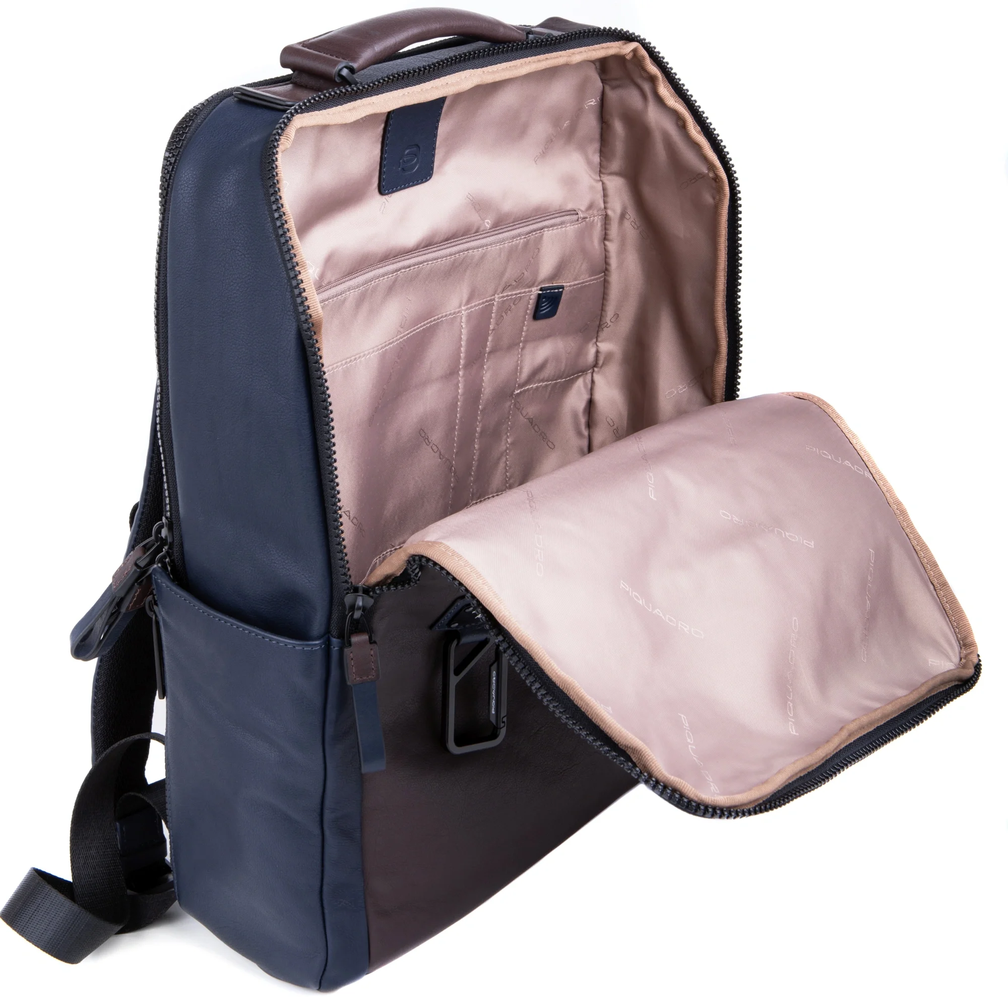 Рюкзак Piquadro Harper CA4818AP/BLUTM синий/коричневый натур.кожа
