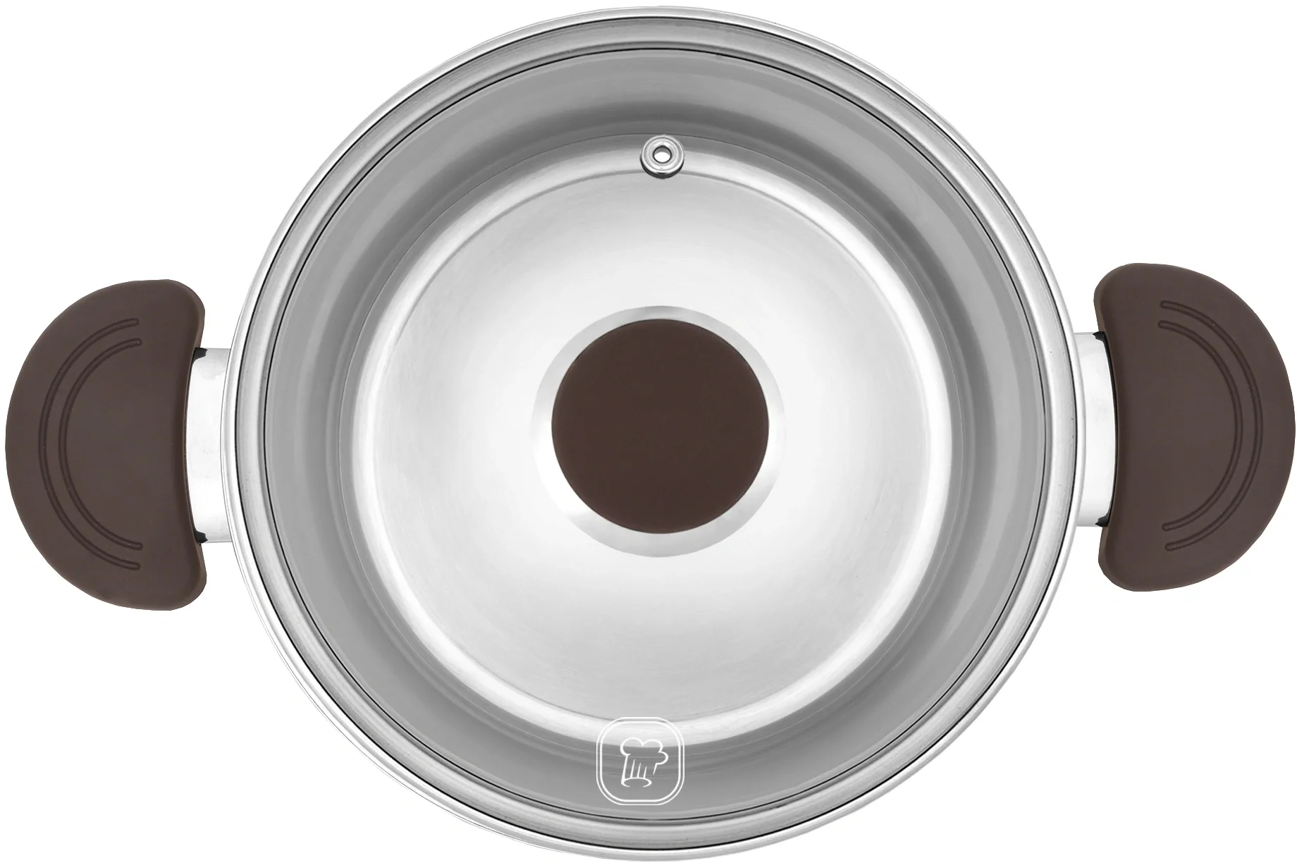 Кастрюля Rondell Coffee Bean RDS-1645, 5.7 л, 24 см, без крышки, стальной