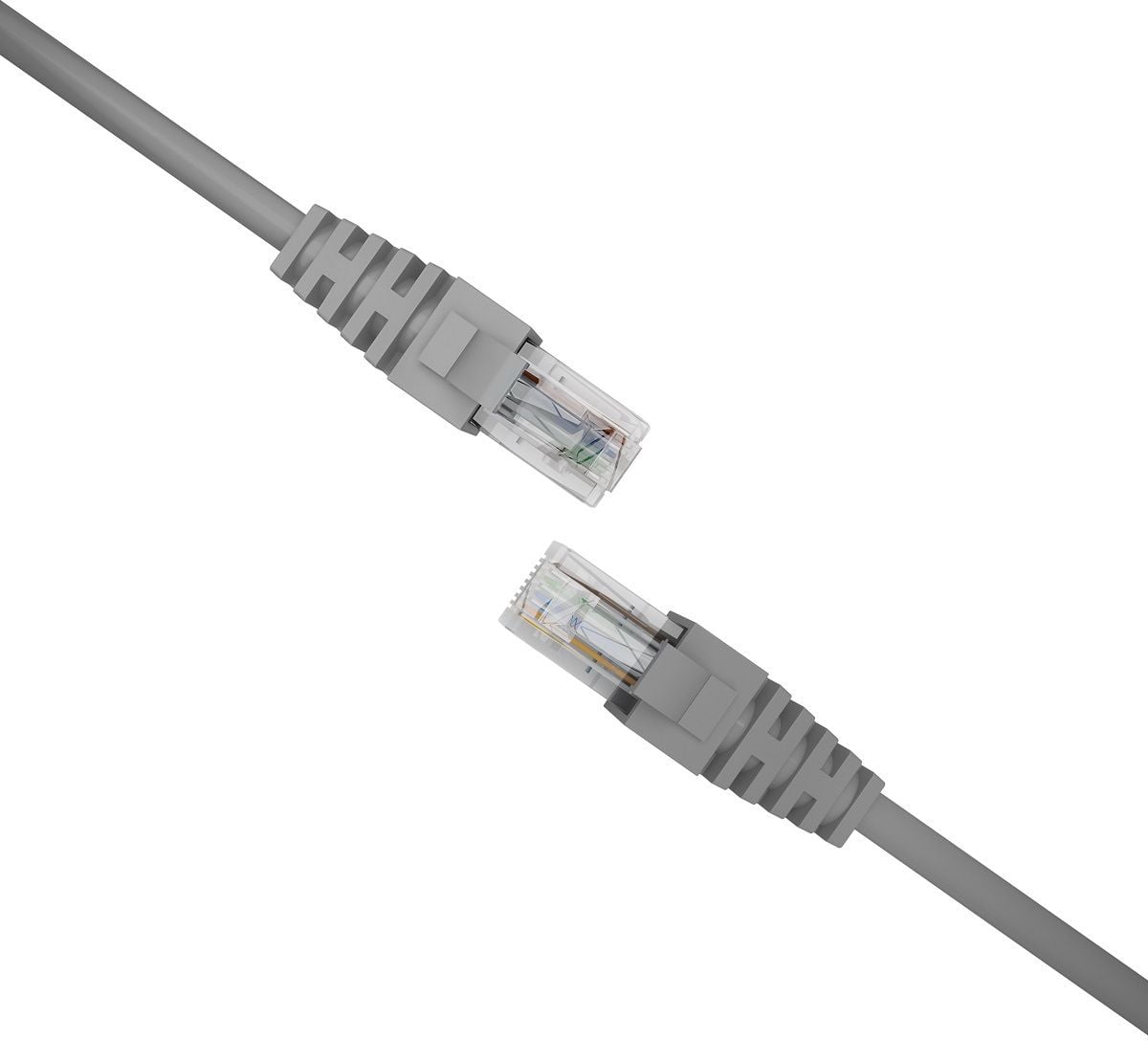 Патч-корд NTSS NTSS-PC-UTP-RJ45-6-1.0-LSZH-GY NTSS-PC-UTP-RJ45-6-1.0-LSZH UTP RJ-45 вил.-вилка RJ-45 кат.6 1м  серый  LSZ
