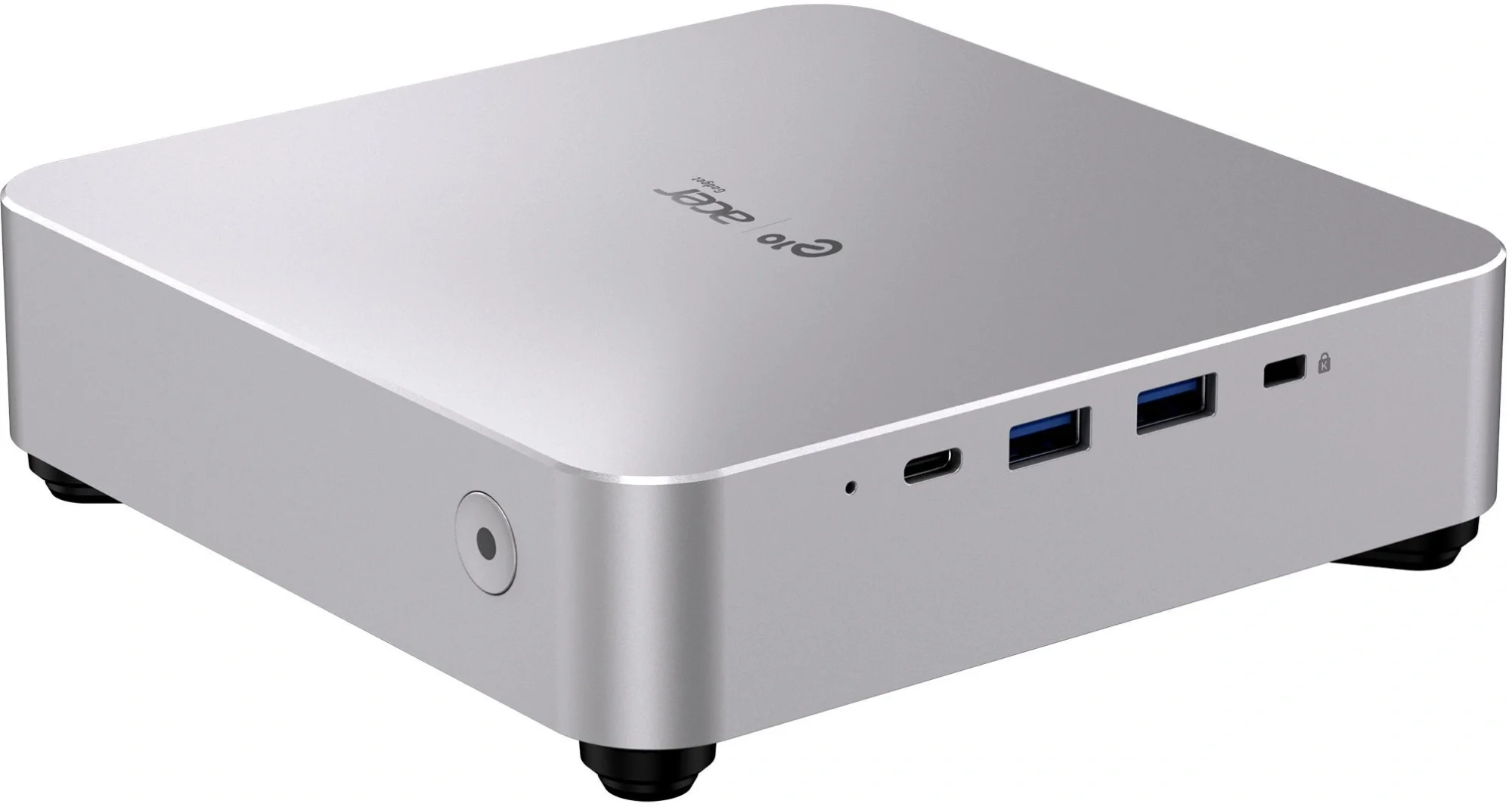 Неттоп Acer Gadget E10 ETBox1 i5 13500H (2.6) 16Gb SSD512Gb UHDG Windows 11 Pro 2x2.5GbitEth WiFi BT 120W серебристый/черный