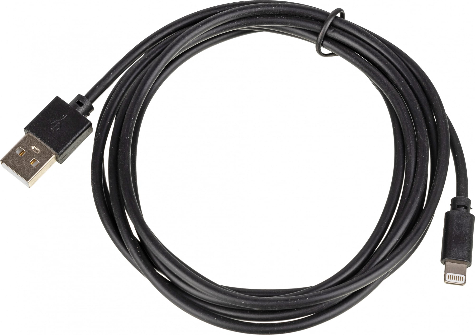 Кабель USB (m)-Lightning (m) 2м черный