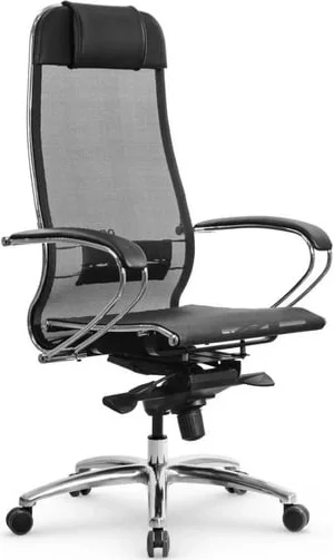Кресло компьютерное Метта T-1.04 Infinity Easy Clean сетка с подголов. крестов. металл хром (комплект 1 шт)