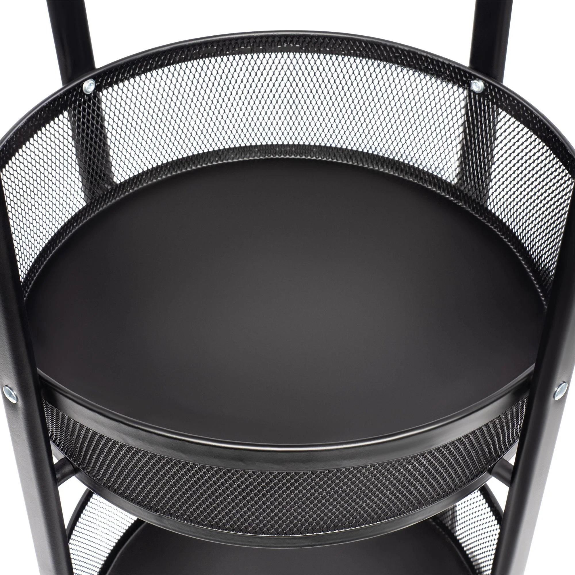 Этажерка Domfy DHC-FC30862 34.2x34.2x83.6 см, d=34.2 см черный