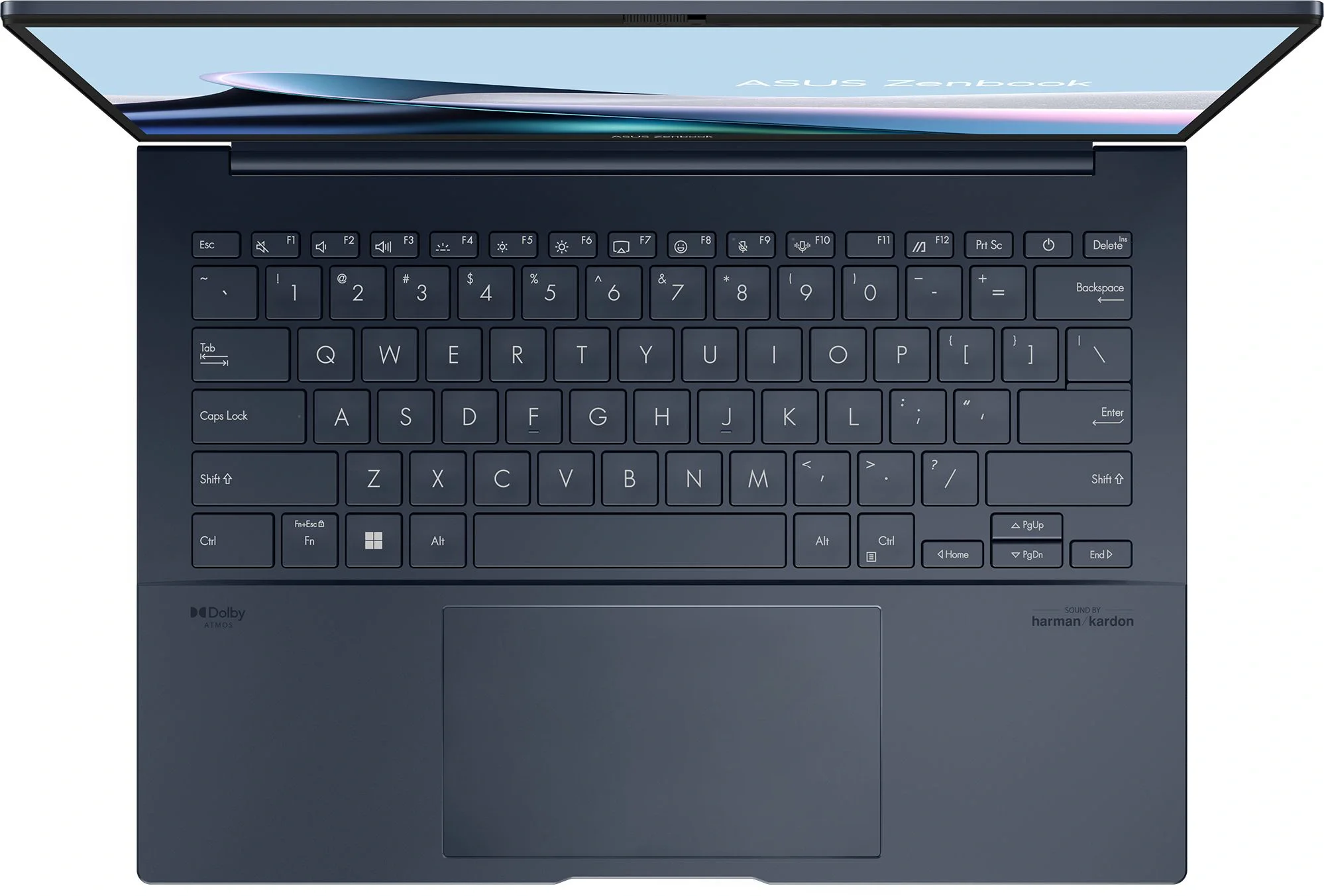 Ноутбук Asus Zenbook 14 OLED UX3405MA-QD992 Core Ultra 9 185H 16Gb SSD512Gb Intel Arc 14" OLED FHD+ (1920x1200) без ОС blue WiFi BT Cam Bag (90NB11R1-M01SU0)