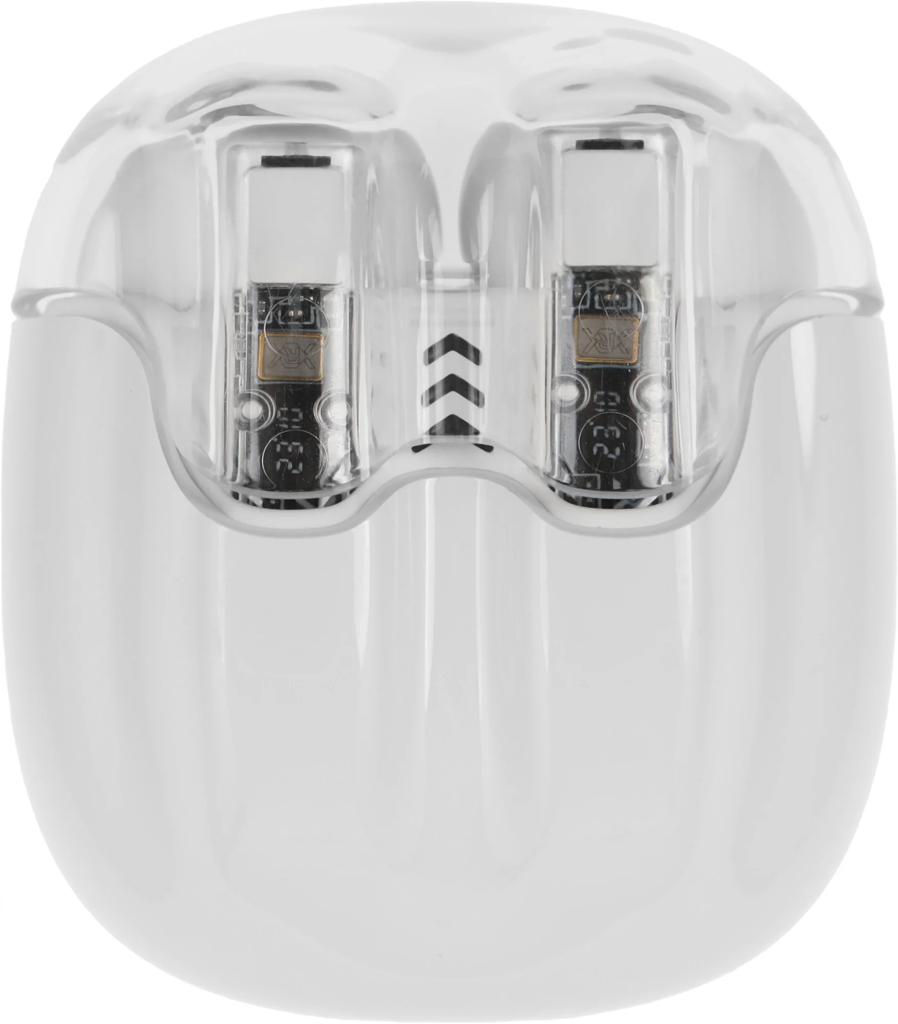 Гарнитура вкладыши Deppa Air Crystal белый беспроводные bluetooth в ушной раковине (44162)