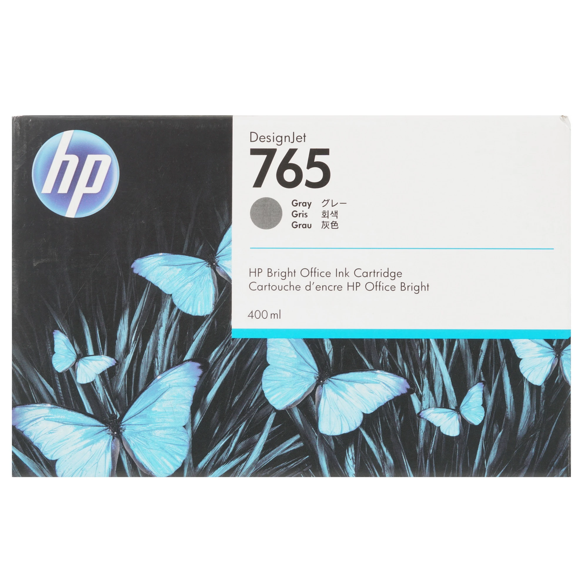 HP 765 Original Inkjet Ink Cartridge - Grey Pack (Original)