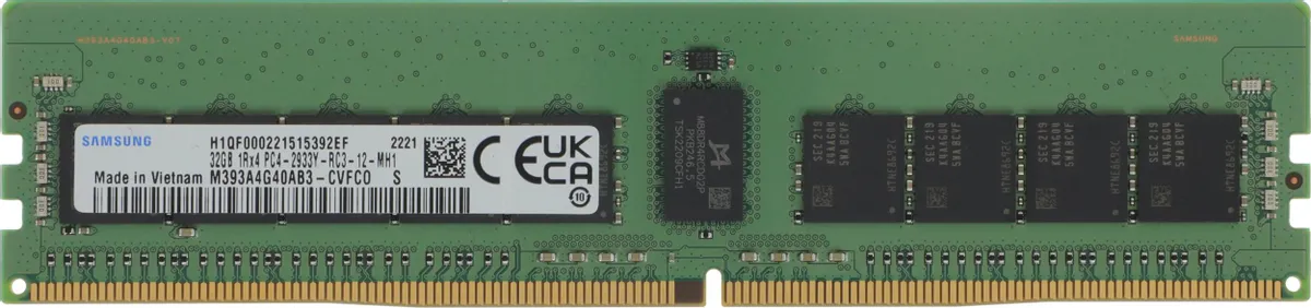Original SAMSUNG <M393A4G40AB3-CVF> DDR4  RDIMM  32Gb  <PC4-23400>ECC Registered