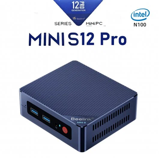 Мини-ПК Beelink S12P16500, N100/16ГБ/500ГБ SSD/Win 11 Pro