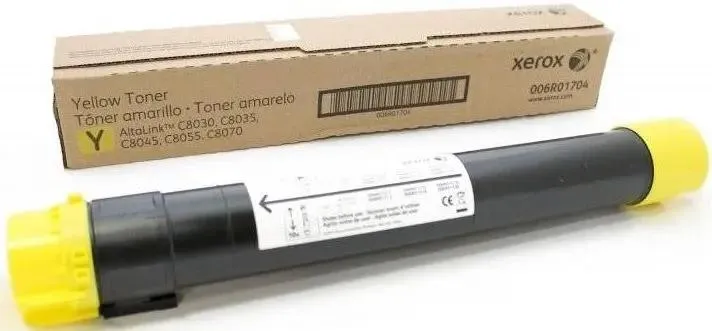 006R01704 - Тонер-картридж повышенной емкости, Xerox, 006R01704 (жёлтый), Для Xerox AltaLink C8030/C8035/C8045/C8055/C8070, 15000 страниц (А4)