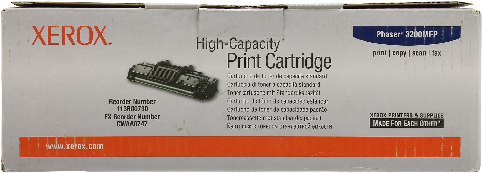 113R00730 Принт-картридж XEROX Phaser 3200MFP  113R00730 большой, черный CNL