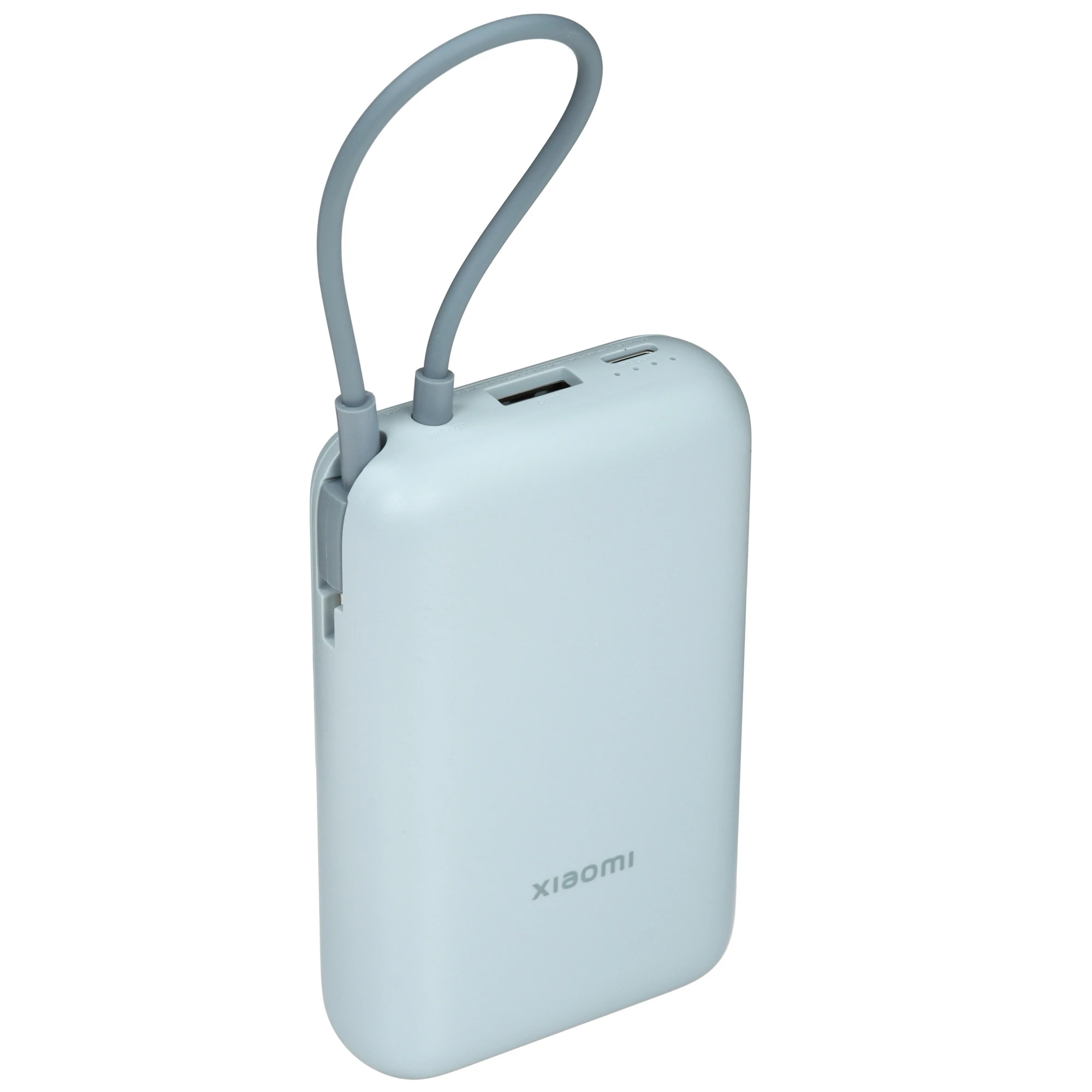 Портативный аккумулятор Power Bank XIAOMI BHR9073GL, 1xUSB Type A, 1xUSB Type C, 10 000mAh, Li-Ion, голубой, BHR9073GL