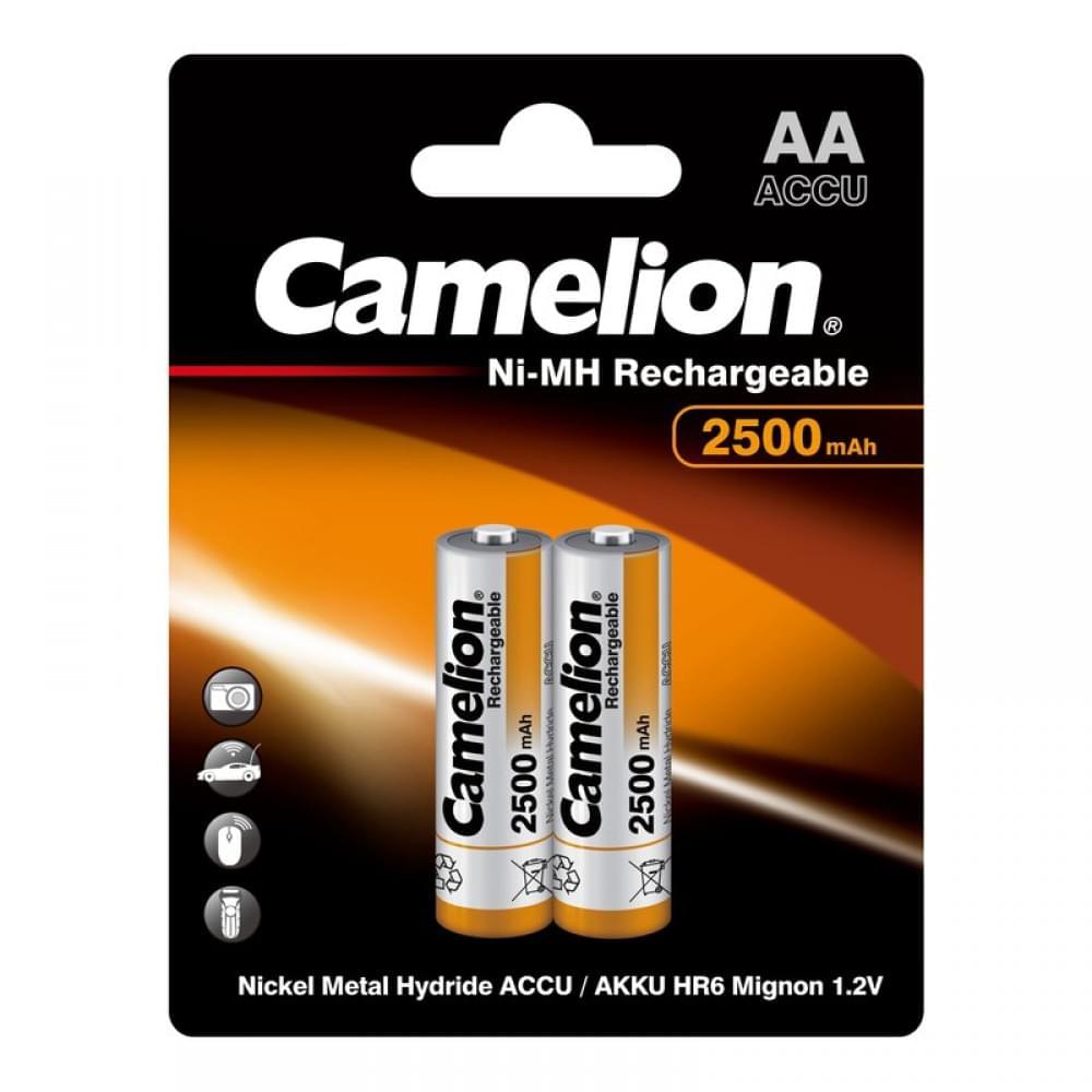 Аккумулятор Camelion NC-C2500BP2 (1.2V, 2500mAh) NiCd, Size "C/Baby"