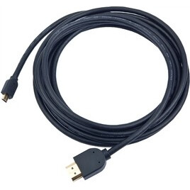 Кабель HDMI-microHDMI Cablexpert CC-HDMID-6 v1.3, 19M/19M, 1.8м, черный, позол.разъемы, экран, пакет (072854) {200}