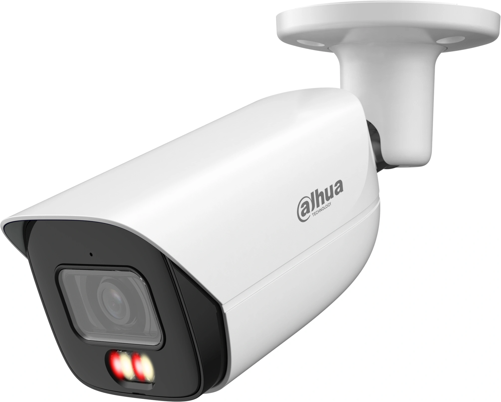 DAHUA DH-IPC-HFW3249EP-S-IL-0360B Уличная цилиндрическая IP-видеокамера 2Мп, 1/2.9” CMOS, объектив 3.6мм, видеоаналитика, микрофон, ИК 50м, LED 50м, IP67, металл