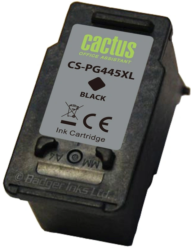 Картридж струйный Cactus CS-PG445XL PG-445XL черный (400стр.) (15мл) для Canon PIXMA MG2440/2540/2940/iP2840 с чипом