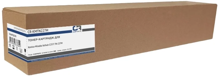 Картридж лазерный CopyRite CR-KMTN227M TN-227M пурпурный (24000 стр.) для Konica Minolta bizhub C257i