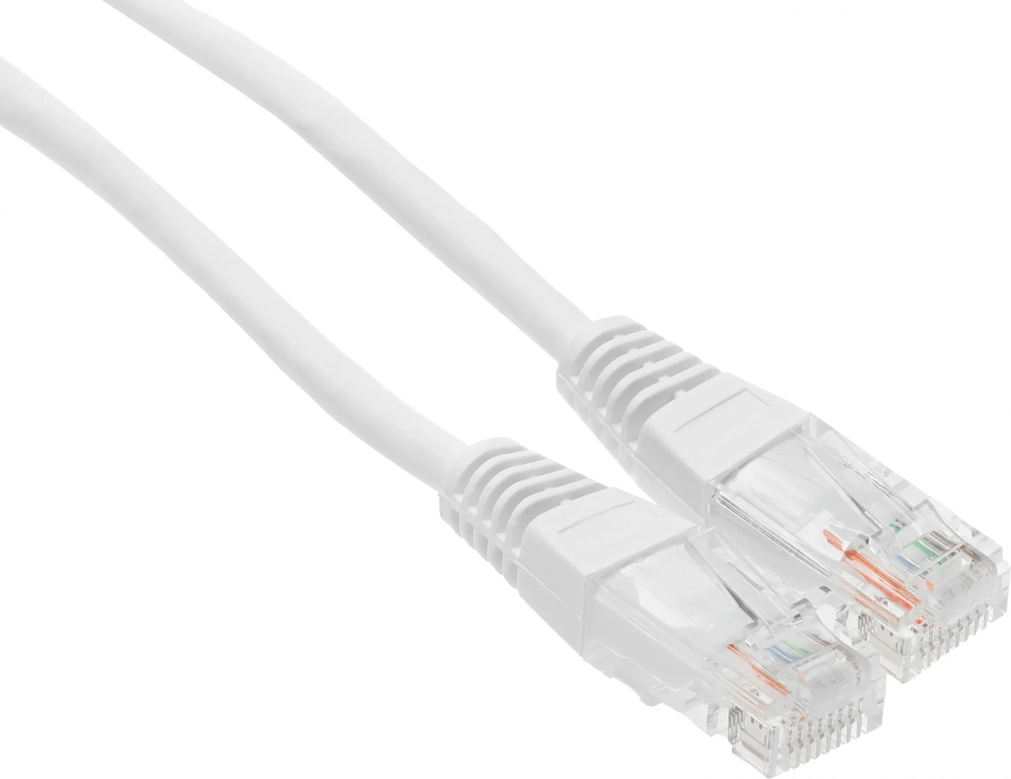 Патч-корд LANMASTER UTP TWT-45-45-5.0-WH вилка RJ-45-вилка RJ-45 cat.5е 5м белый ПВХ (уп.:1шт)