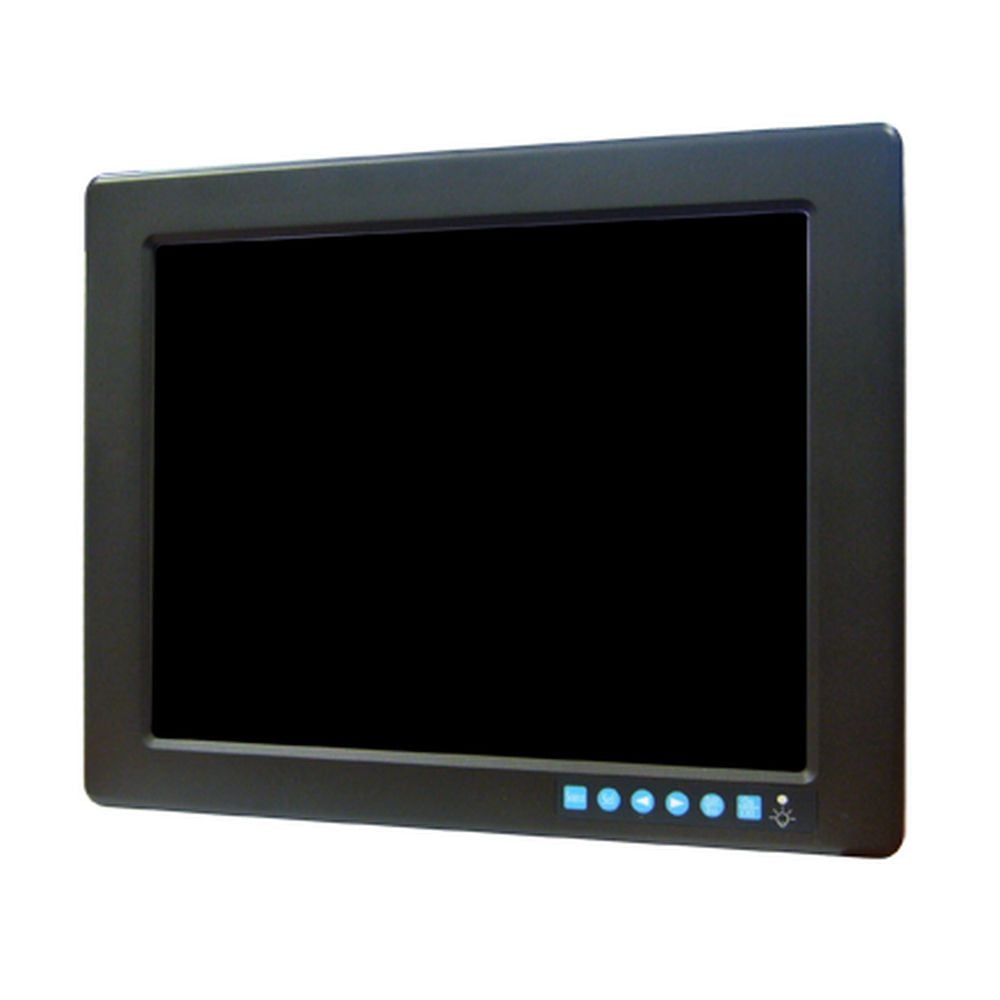 Промышленная  мониторная панель FPM-3121G-R3BE 12.1"  TFT LCD LED (интерфейс RS-232), 1024x768, яркость 450 нит," VGA, DVI-D, питание 24В DC клеммная колодка и 12В DC Jack