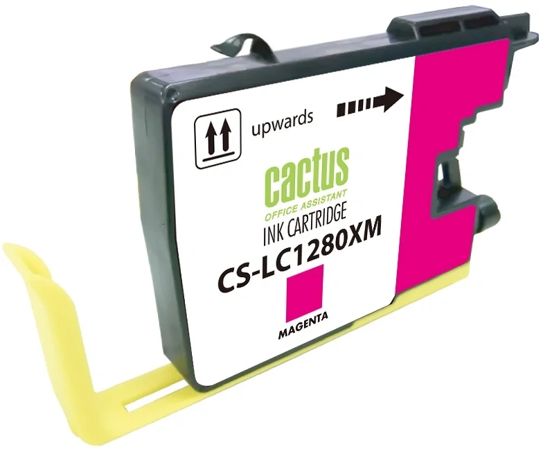 Картридж струйный Картридж струйный Cactus CS-LC1280XM пурпурный (16.6мл) для Brother MFC-J6510/6910DW