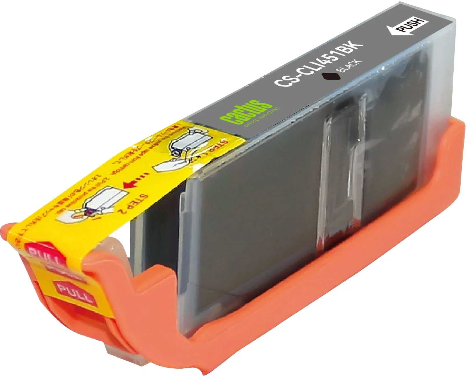 CACTUS CLI-451BK Картридж струйный CS-CLI451BK черный для Canon MG 6340/5440/IP7240 (10,2ml)