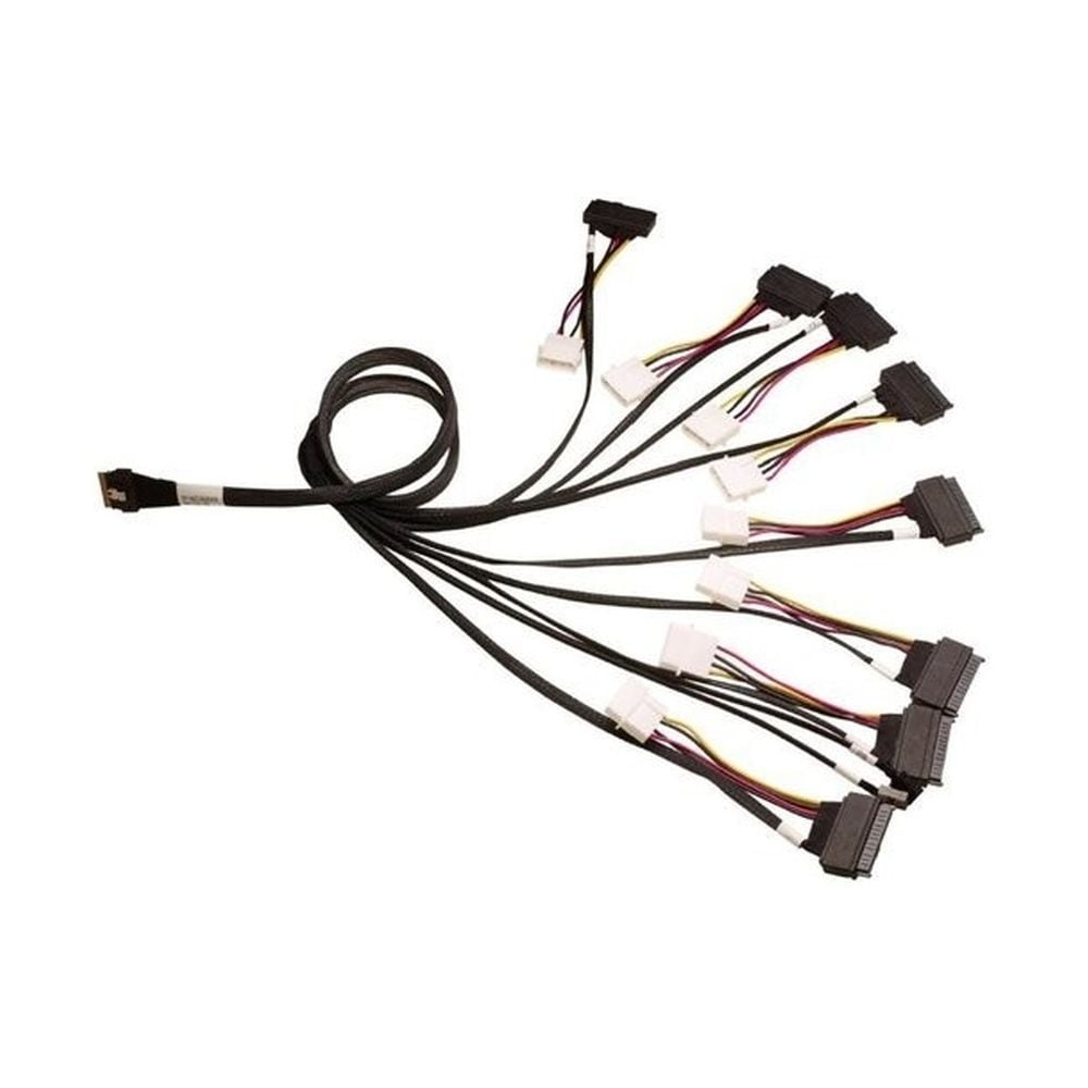 Кабель Luxshare L285SL039-SD-R Slimline SASx8  to 8x U.3 Direct,  80СM  