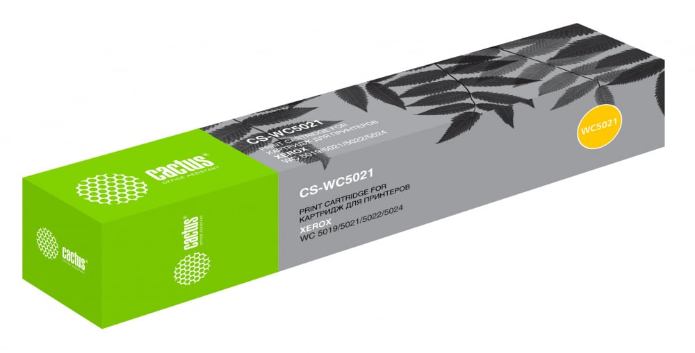 Картридж лазерный Cactus CS-WC5021 (006R01573) черный (9000 стр.) для Xerox WorkCentre 5019/5021/5022/5024