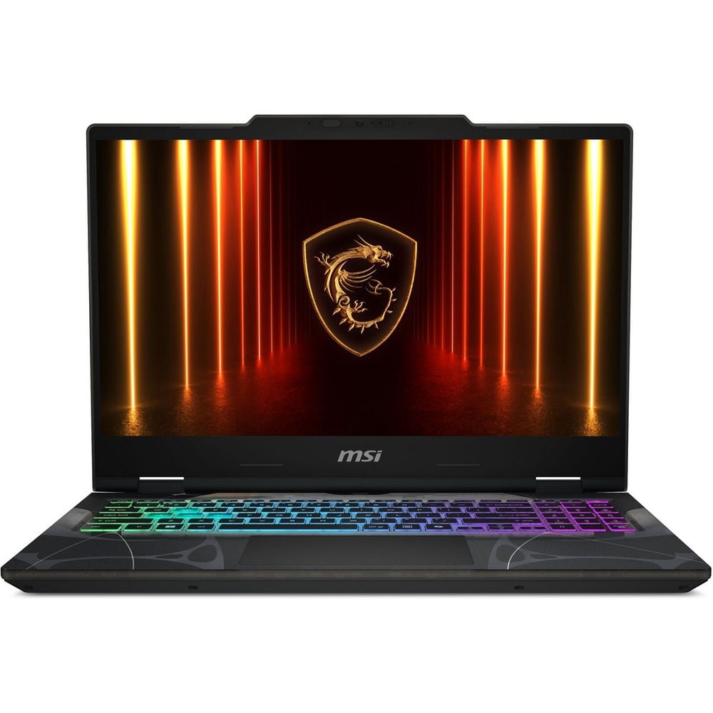 Ноутбук MSI Bad Pack Cyborg 15 B2RWEKG-272XRU Intel Core 5 210H/16Gb/SSD512Gb/RTX5050 8Gb/15.6"/IPS/FHD/1920x1080/144Hz/NoOS/Translucent Black (9S7-15Q342-272)