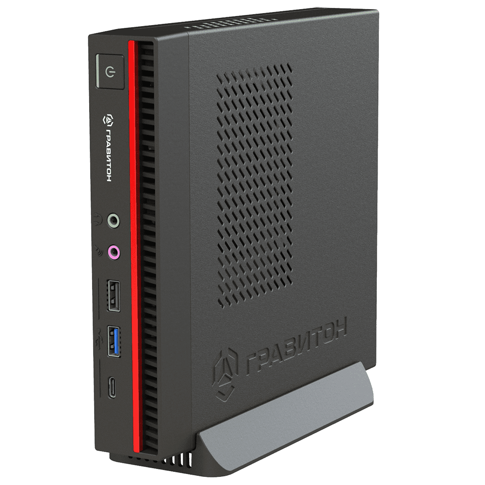 Персональный Компьютер Гравитон Д15И i3-13100/1*16GB/SSD256GB/Wi-fi+BT/FP_1xUSB3.0_1xUSB2.0_1xType-C/120W/K+M/NoOS/3YST