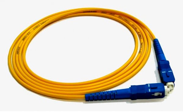 Lanmaster <LAN-SC-SC/SU-1.0> Patch cord ВО, SC-SC, LSZH, simplex, SM  9/125  1м