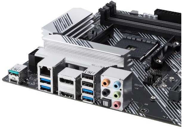 ASUS PRIME B550-PLUS (Socket AM4, ATX, 4xDDR4(128GB), DP/HDMI, 1xPCIe 4.0x16/1xPCIe 3.0x16, 3xPCIe 3.0, 1xLAN, 6xSATA 6Gb/s, 2xM.2, 1xType-C, 5xUSB 3.2, 2xUSB 2.0)