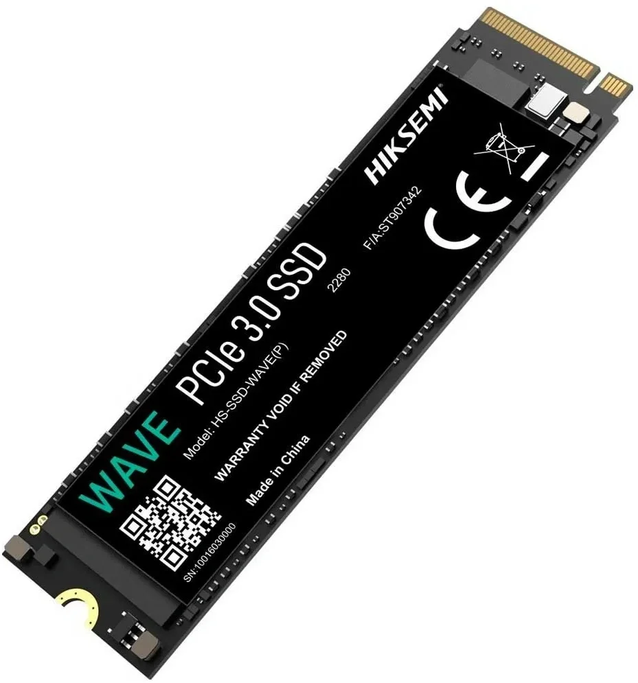 SSD M.2 HIKSEMI 1.0Tb <HS-SSD-WAVE(P) 1024G> (PCI-E 3.0 x4, up to 2450/2450MBs,  3D NAND, 240TBW)