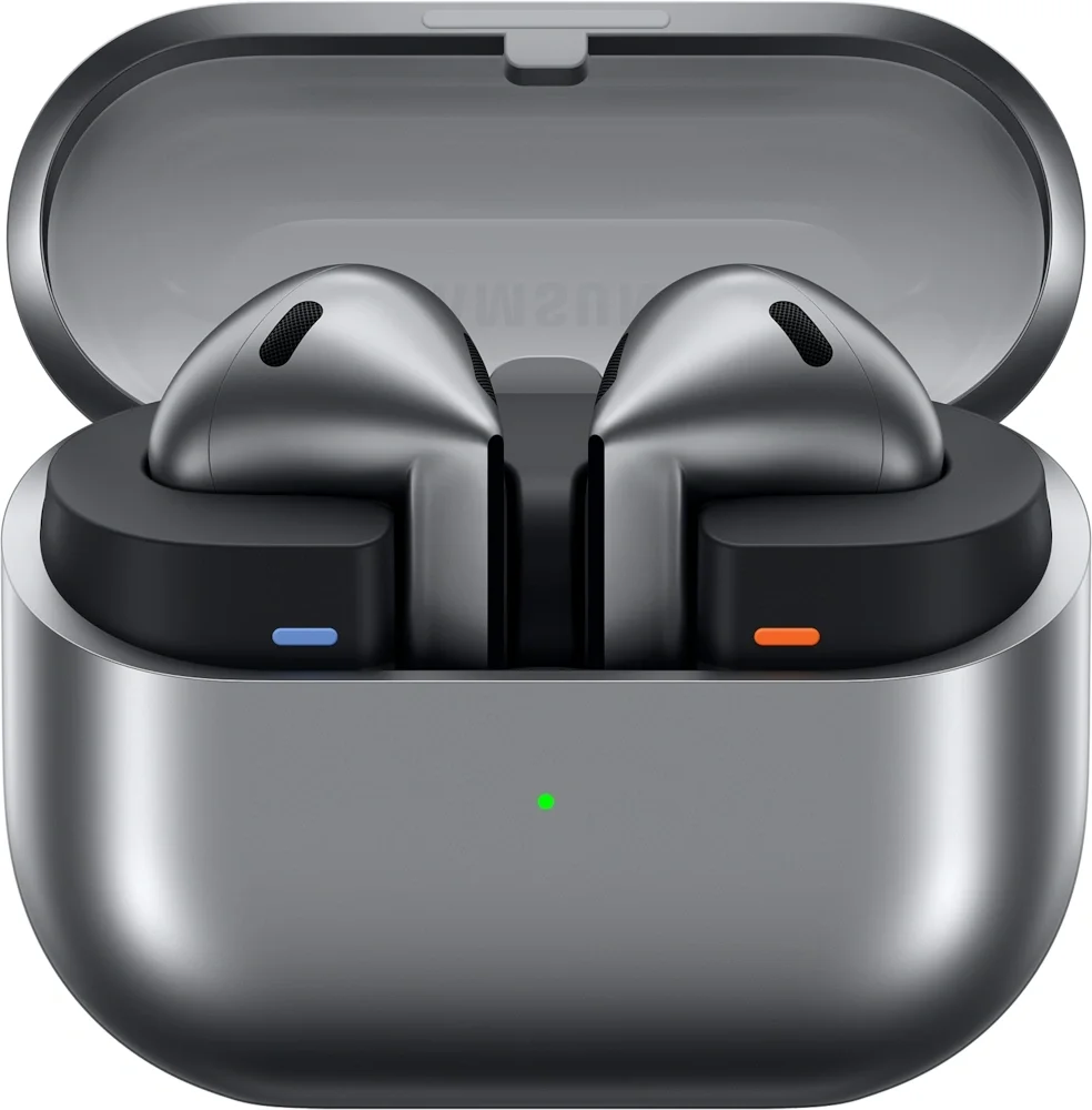Гарнитура вкладыши Samsung Galaxy Buds 3 серебристый беспроводные bluetooth в ушной раковине (SM-R530NZAAMEA)