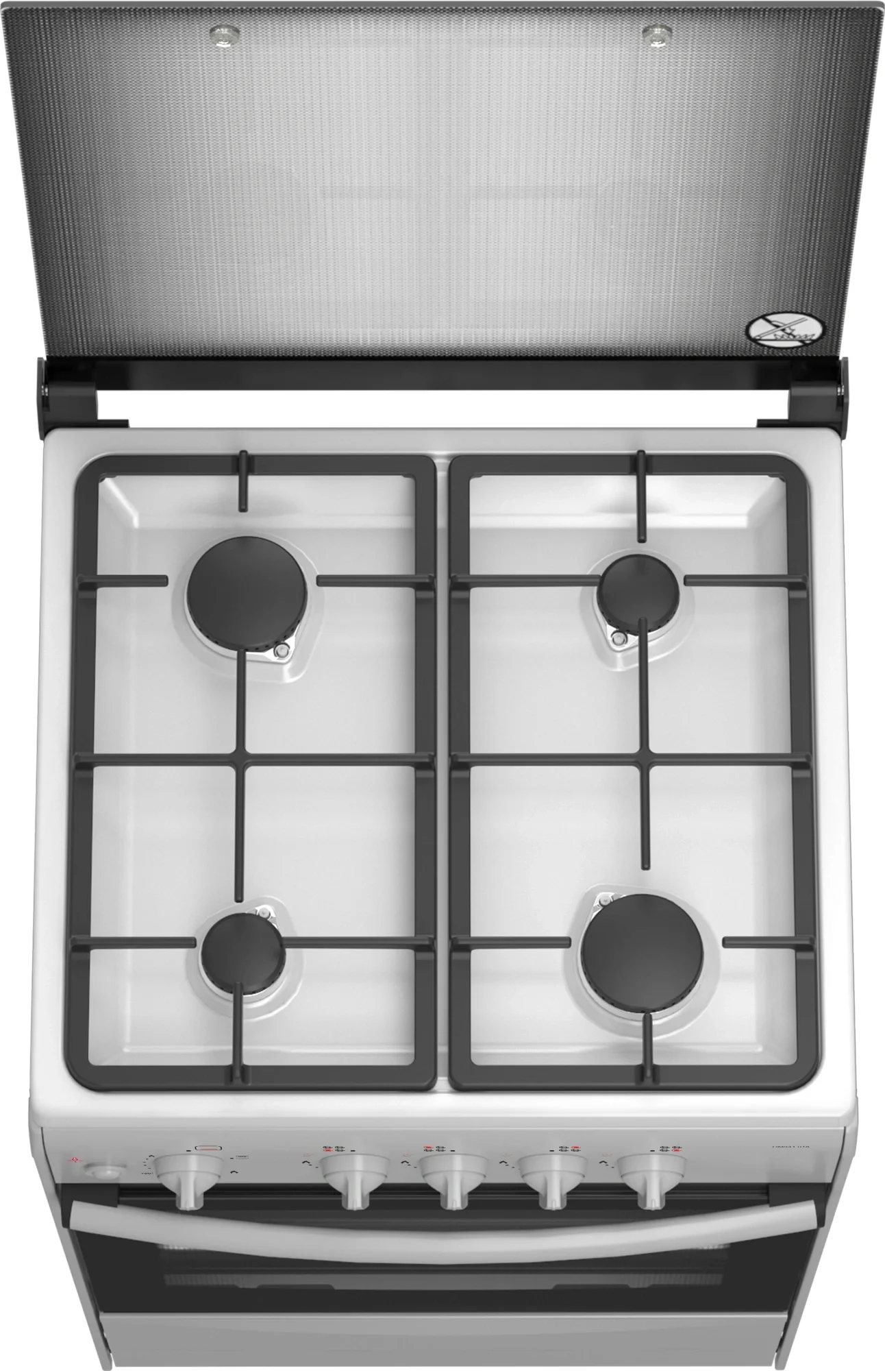Плита газовая Darina 1B1 GM 441 018 W белый/черный, конфорок 4 шт, духовка 50 л, 50 см x 85 см x 51 см